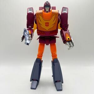 Transformers Masterpiece MP-28 Hot Rodimus Action Figure Autobot EUC Partially